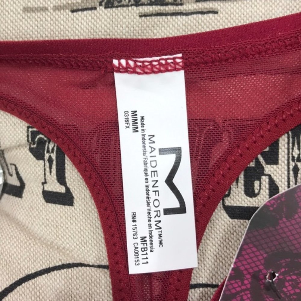 Maidenform Extra Sexy Velvet Thong MFB111 - Picture 5 of 8